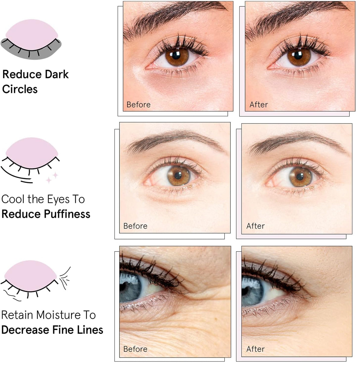 Gold Gel Crystal Collagen Eye Pads