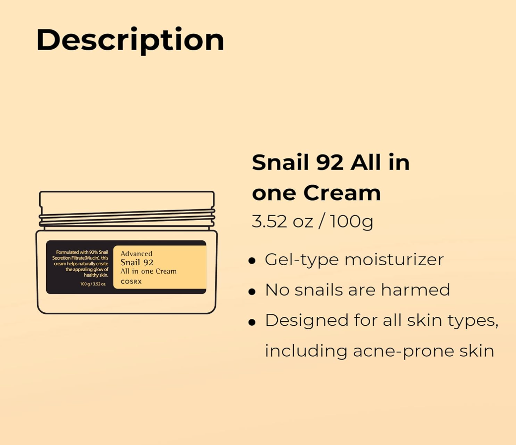 Daily Face Gel Moisturiser for Dry Skin, Acne-prone, Sensitive Skin