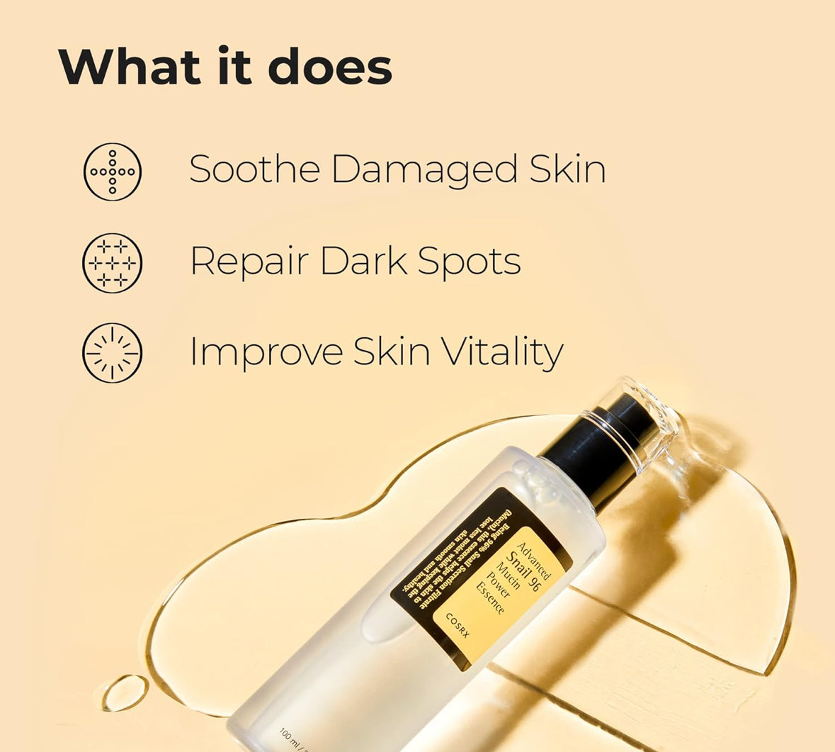Snail Mucin 96% Power Repairing Essence