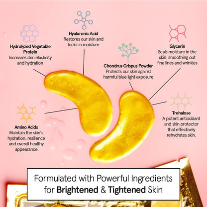 Gold Gel Crystal Collagen Eye Pads
