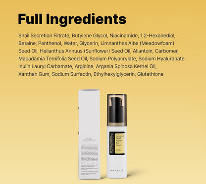 Snail Mucin Peptide Under Eye Cream